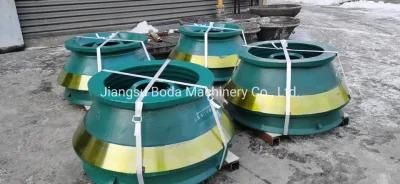 Mn13cr2 Mn18cr2 Casting Bowl Liner Cone Crusher Parts for Nordberg HP300 Crusher