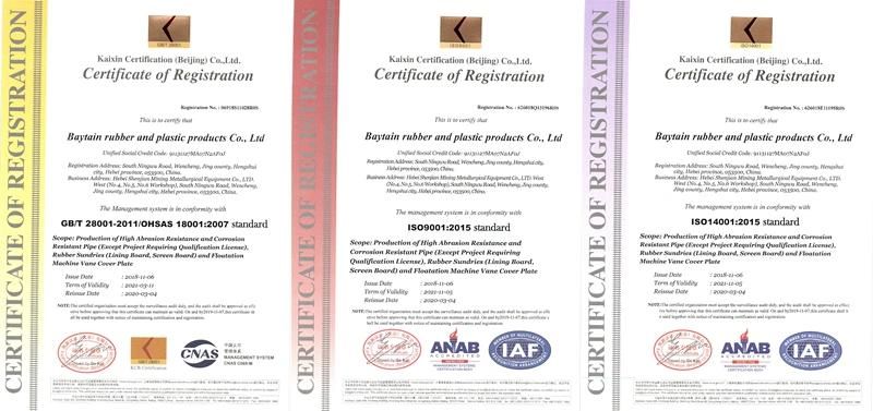 Alumina Rubber Ceramic Liner for Impact Protection with Best Selling