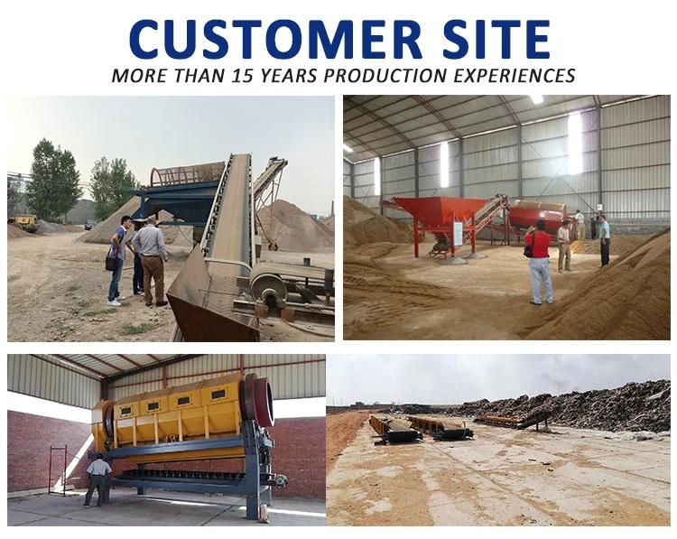 Gravel Trommel Vibrating Sieve Separator Machine