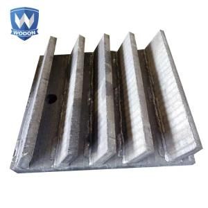 Bimetallic Hardfacing Wear Resistant Chute Steel Lining