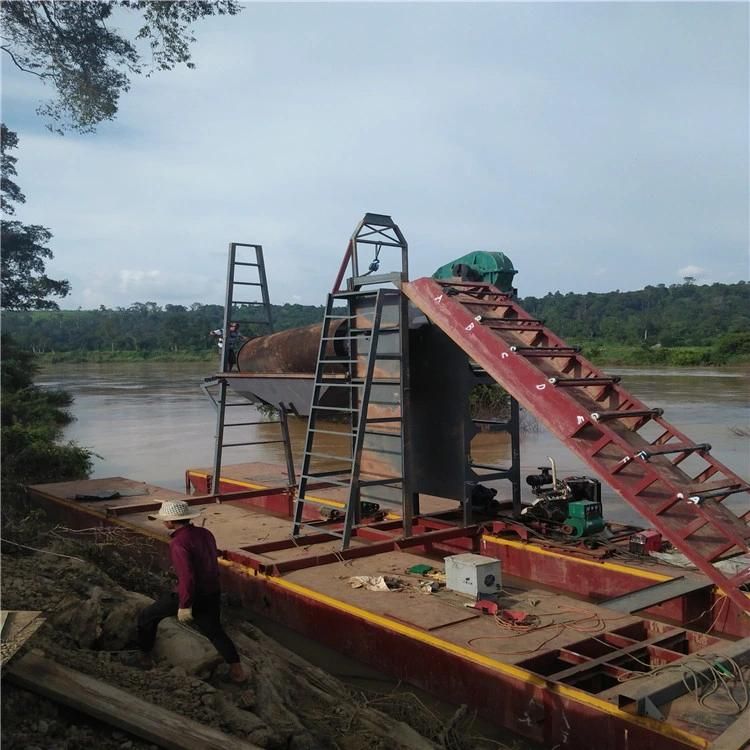 Keda River Sand Dredging and Maintance Bucket Chain Gold Diamond Dredger