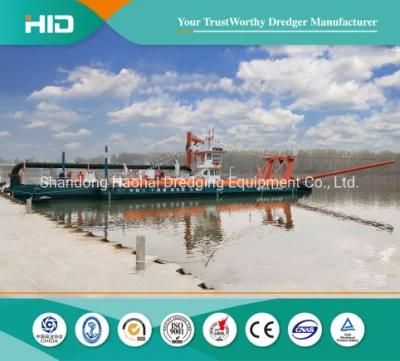 Sand Suction Mud Suction Mining River Cutter Suction Dredger From HID Brand