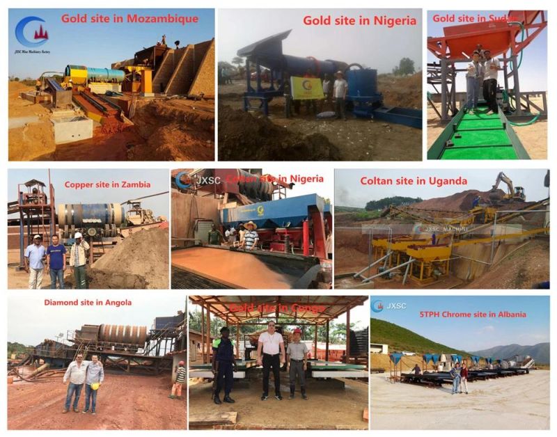Highly Feedback Jxsc Alluvial Gold Benefication Plant Ore Processing Equipment