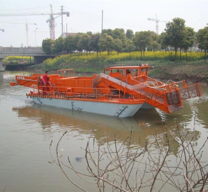 Supplier Aquatic Weed Harvester/Water Hyacinth Harvester