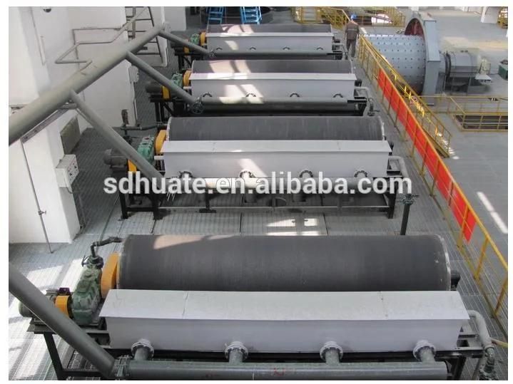 Wet Drum Dewatering and Condensing Permanent Magnetic Separator for Iron Ore Mining Processing