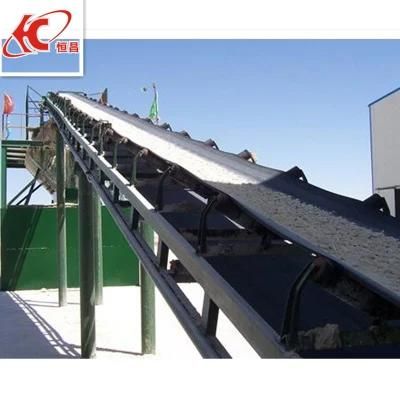 Aluminium Ore Bauxite Mining Belt Conveyor Machine Large Inclination Conveying