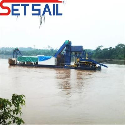 China Manufacturer Made River Chain Bucket Mining Machinery for Diamond