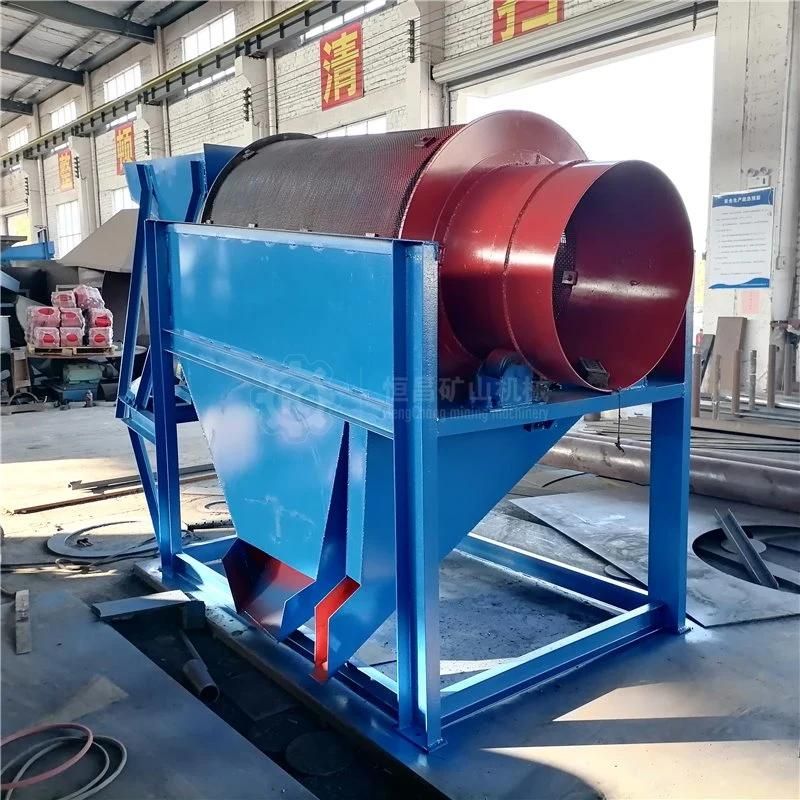 Alluvial Gold and Rock Gold Mining Washing Plant Gold Trommel with 2 Layers