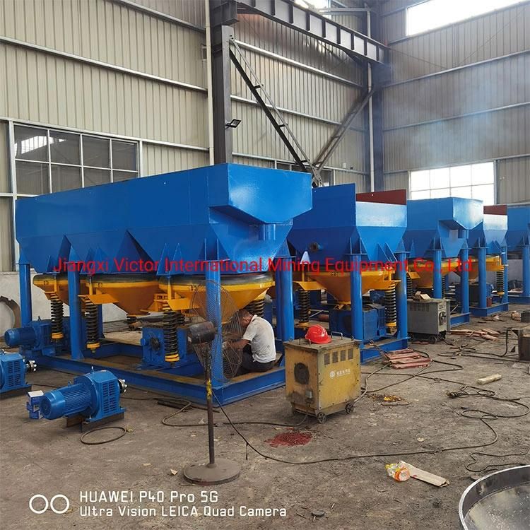 Jig Concentrator for Gold Diamond Tin Manganese Tungsten Coltan Tantalite Barite Gemstone Ore Mining