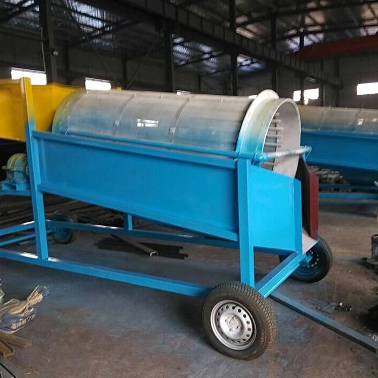 Gold Washing Small Simple Mobile Trommel Screen for Sale