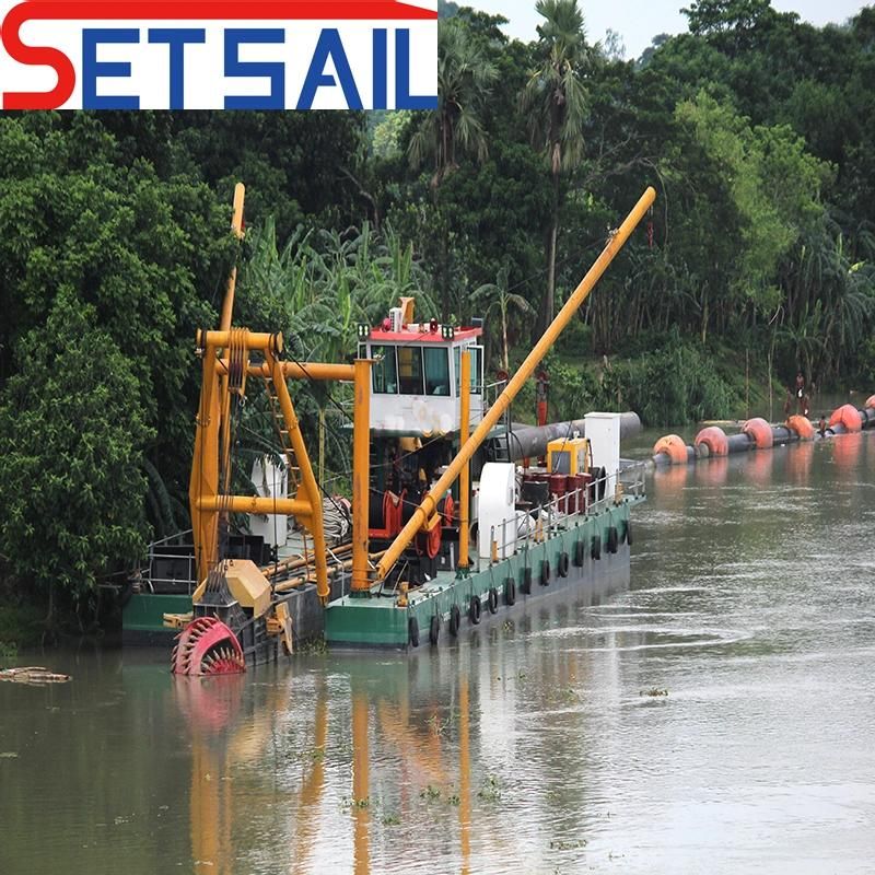 22 Inch Cutter Suction Sand Dredger with Water Flow Meter
