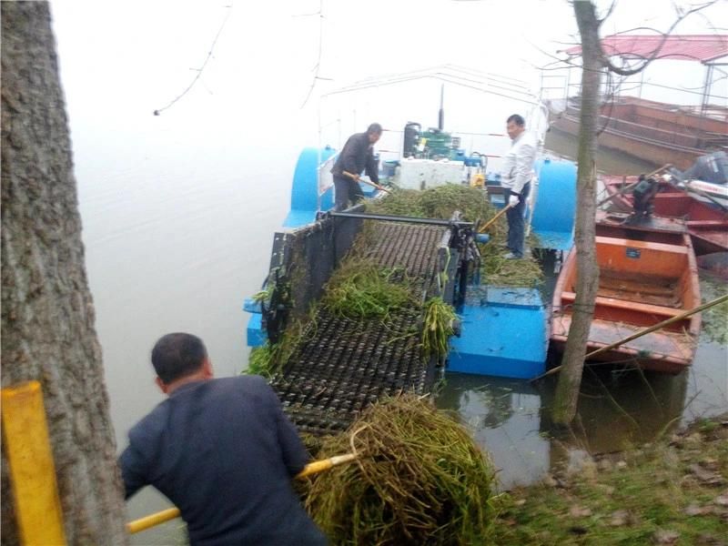 Keda Mini -Semi Automatic Water Hyacinth Harvester Ship