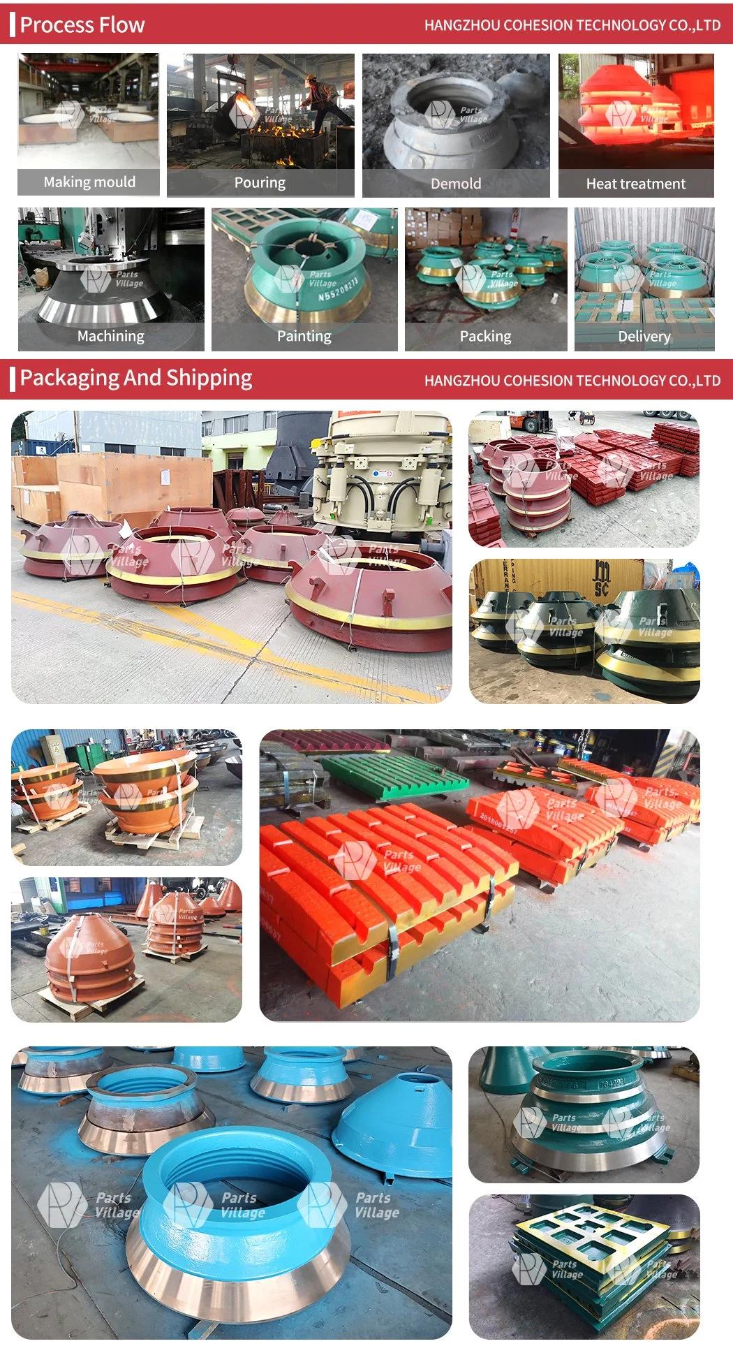 China OEM Factory Hangzhou Cohesion Partsvillage PE750X1060 Jaw Plate