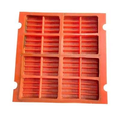 Rose Nail Installation Type Dewatering Polyurethane Screen Mesh for Tailings Dry