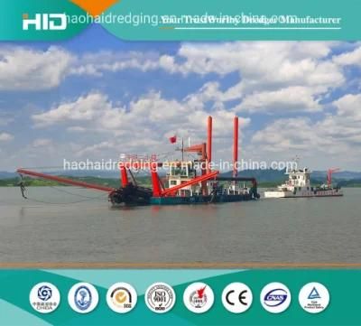 HID Brand Cutter Suction Dredger Machine Dredging in Complex Water Area