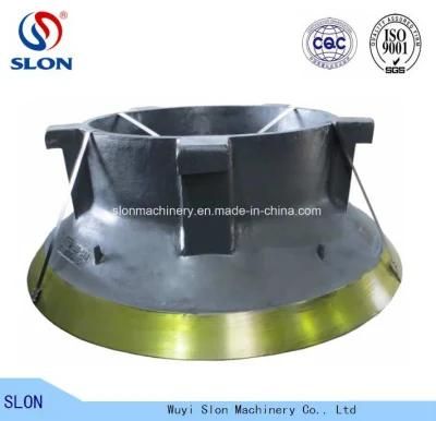 Mining Machinery Telsmith Mantle Concave Spare Cone Crusher Parts