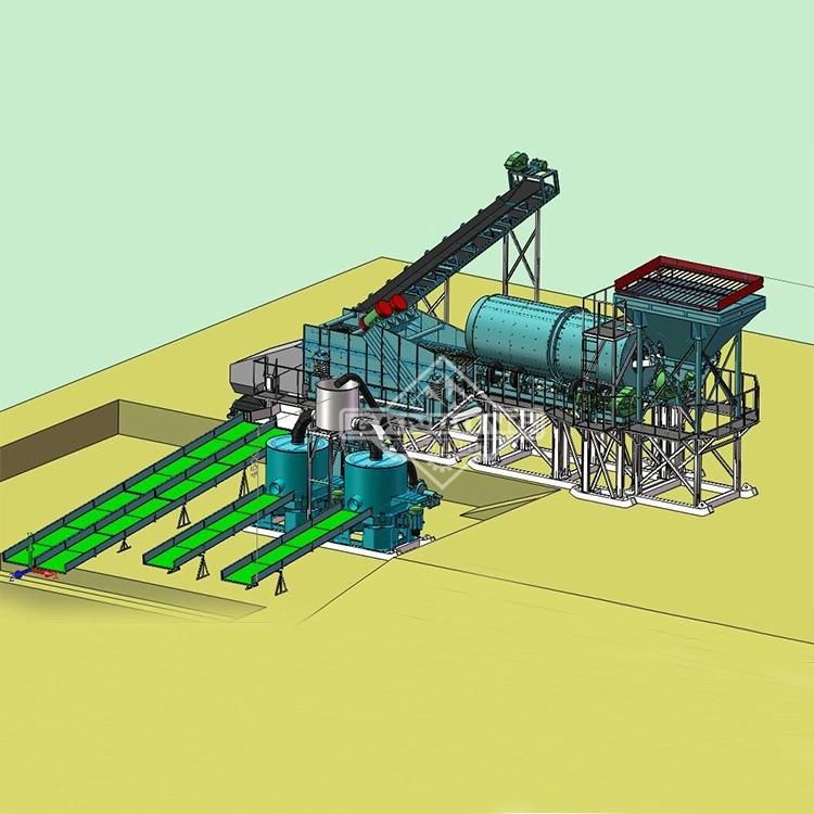 Ghana 200tph Alluvial Placer Clay Gold Washing Production Line