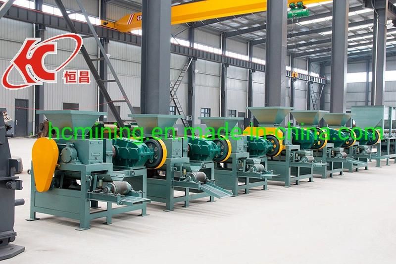 Small Four-Roller Twice Pressure Briquette Machine with Low Price