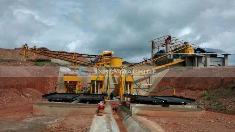 Australia 150 Tph Diamond DMS Treatment Plant Jaw Crusher Sluice Box Ore Mining Wash Machine