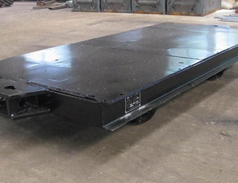 Rail Mining Flat Deck Car Large Carrying Capacity Flatbed Cart