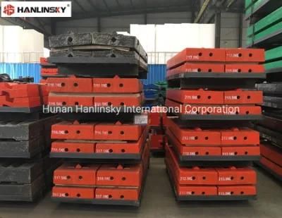 Top Chinese Foundry High Manganese Steel Mn13cr2 Mn18cr2 Blow Bars for Impact Crusher Wear ...