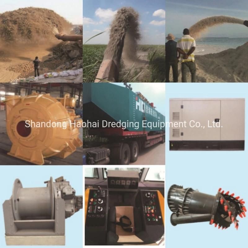 Egypt Hot Selling Top Quality Manufacturer Sand Dredging Cutter Suction Dredger Machine for Egyptian Customers