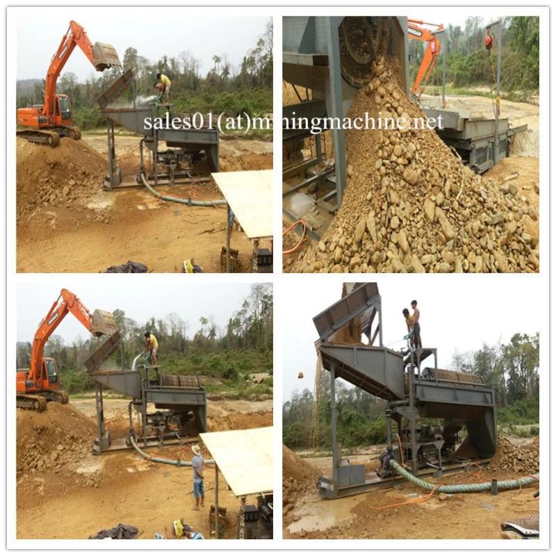 100t/H Alluvial Rotary Gold Mining Separator