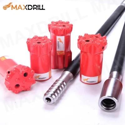 Maxdrill Steel Gt60 Thread Extension Rod