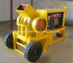 Portable Mini Diesel Engine Portable Hammer Mill Crusher