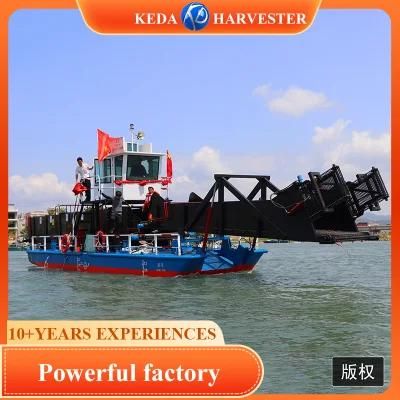 Diesel Engine Powered Full Automatic Aquatic Weed Harvester