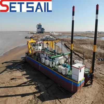 Long Service Life Wheel Bucket Lake Clay Dredger with Sand Pump