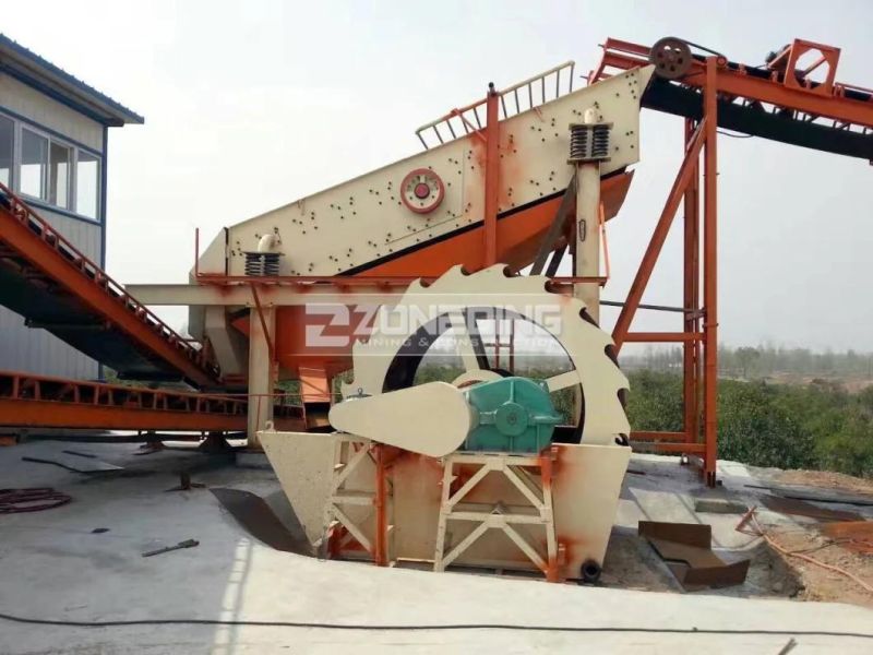 Industrial Minerals Easy Install Single Wheel Sand Washing Machine