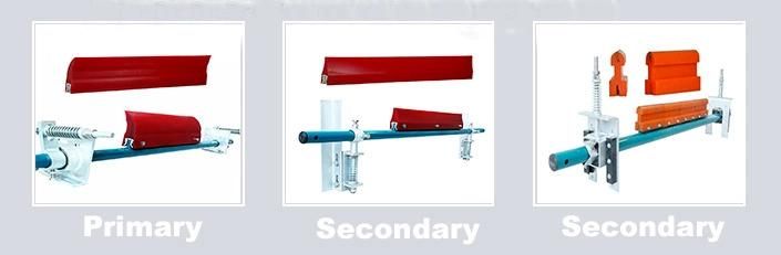 Belt Width 500-2400mm Secondary Conveyor Belt Scraper Cleaner