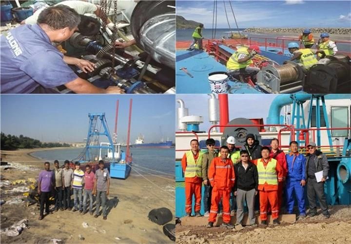 8 Inch Auger Cutter Suction Dredging Machine Dredger Equipment with Hydraulic Submersible Pump