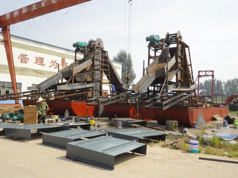 Keda High Recovery Rate Bucket Gold Washing Dredger