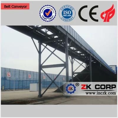 Inclined Rubber Belt Conveyor / Inclined Conveyor Belt System