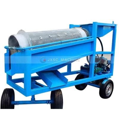 100-300tph Sand Compost Rotary Vibration Gravel Trommel Screen