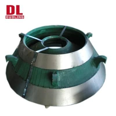 OEM Quality Cone Crusher Spare Parts High Manganese One Set Mantle and Bowl Liner