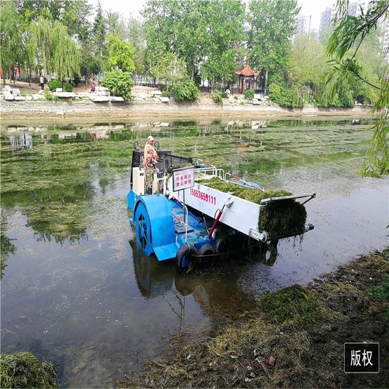 2022 Hot Sale Water Weed Cutting Harvester Machine Mowing Boat Water Hyacinth Harvester for Sale