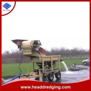 Diesel Engine Powered Alluvial Gold Washing Trommel