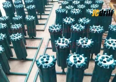 T45 Retractable Drill Bit with Parabolic / Spherical Buttons for Mining Tunneling Drilling