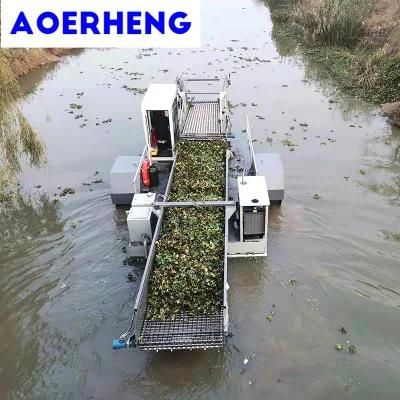 High Quality Steel Made Lake Floating Waste Harvester for River Reed