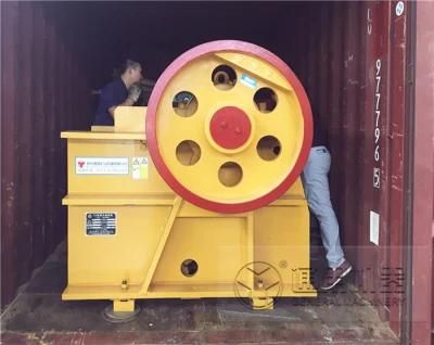 ISO9000 Small Competitive Jaw Crusher PE150X250 Rock Cutting Machine