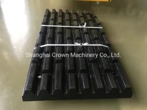 High Manganese Steel Fixed Jaw Plate for Jaw Crusher