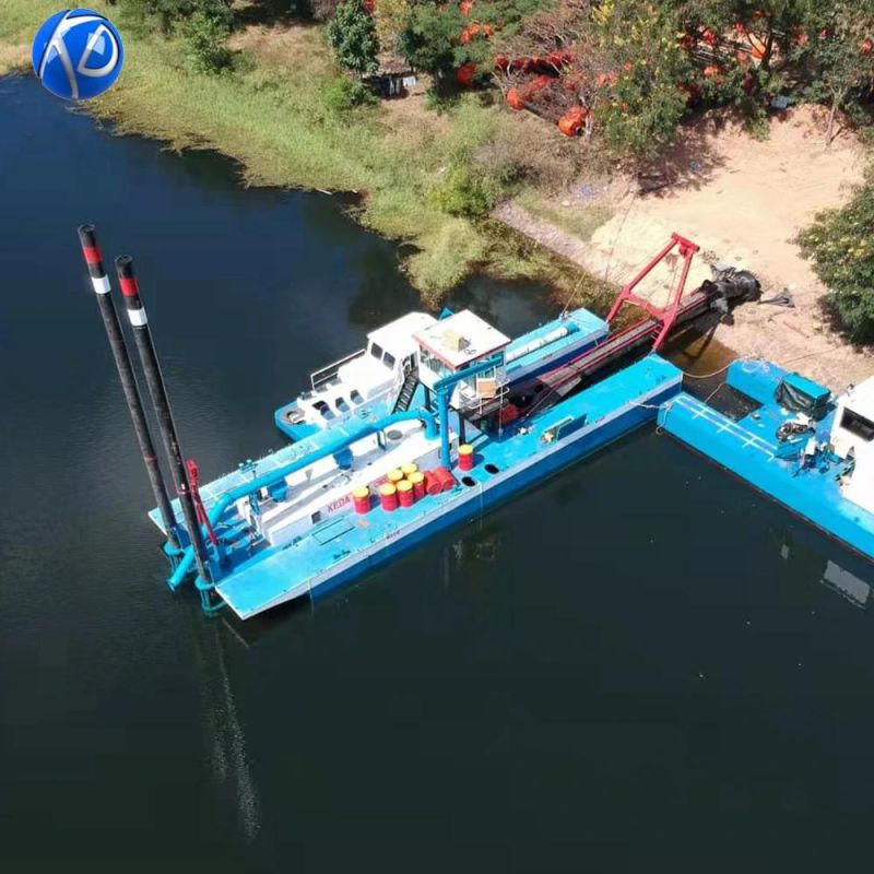 14 Inch Mud Pump Equipped Cutter Suction Dredger with 1500 Cubic Meter Flow for Sands Lifting