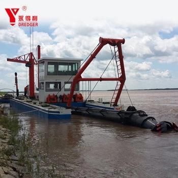 Cutter Suction Dredger with 15 M Dredging Depth 2000 M Discharge Distance