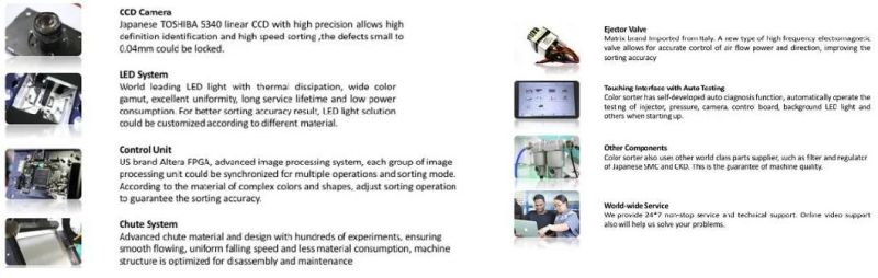 Talc Lumps Color Separator for Ore Color Sorting Processing Equipment