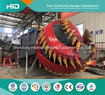 26 Inch Cutter Head Suction Dredger for Sand / Hard Materials Clay Dredging in River Lake ...