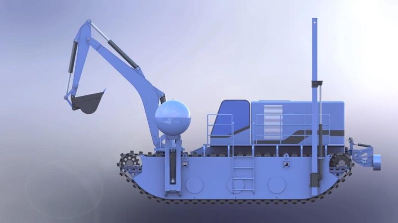 Amphibious Excavator Multifunction Dredgers for Waterways Cleaning and Sand Dredging for Sale