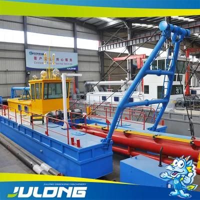 Julong-18inch Hydraulic Cutter Suction Dredger for Channel Dredging in Bangladesh